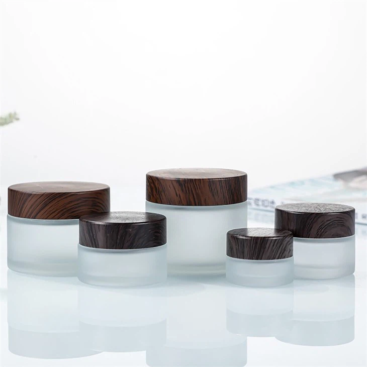 Frosted Straight Sided Jars