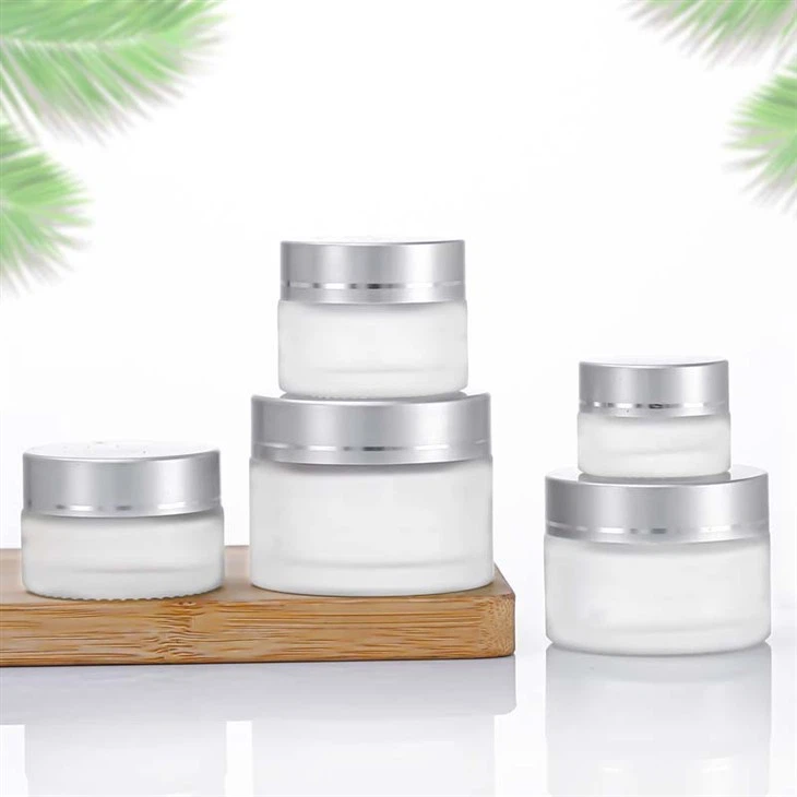 Frosted Straight Sided Jars